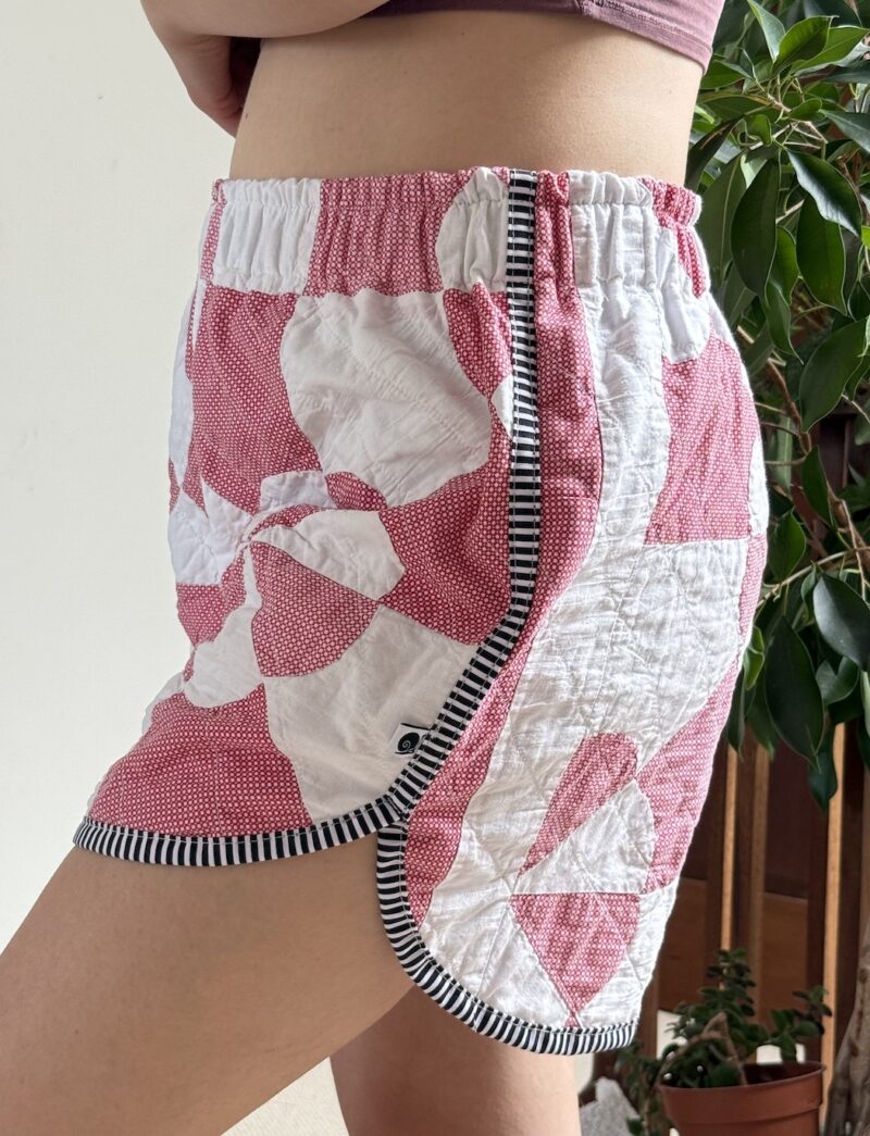 Heart Wheel Quilted Shorts - Image 2