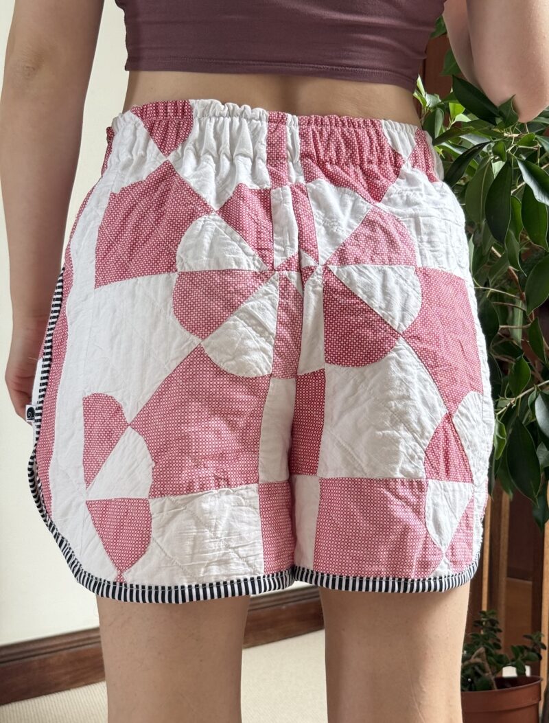 Heart Wheel Quilted Shorts - Image 3