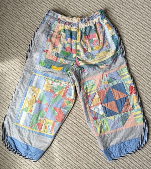 90's Charm Patchwork Pants