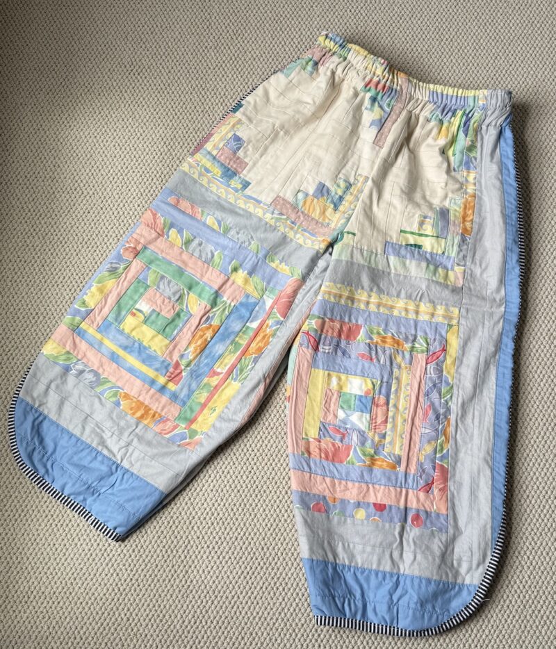 90's Charm Patchwork Pants - Image 3