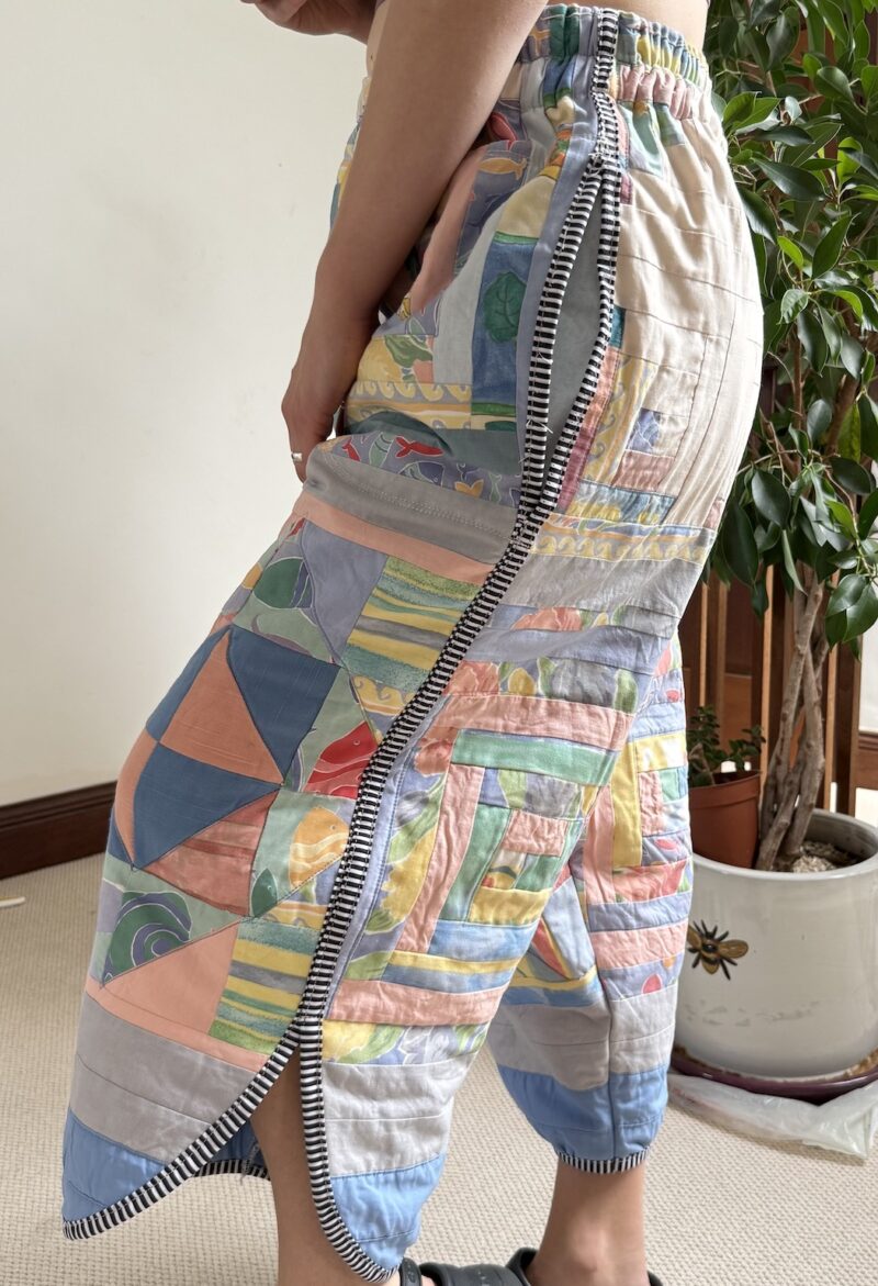 90's Charm Patchwork Pants - Image 5