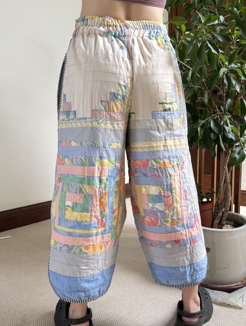 90's Charm Patchwork Pants - Image 9