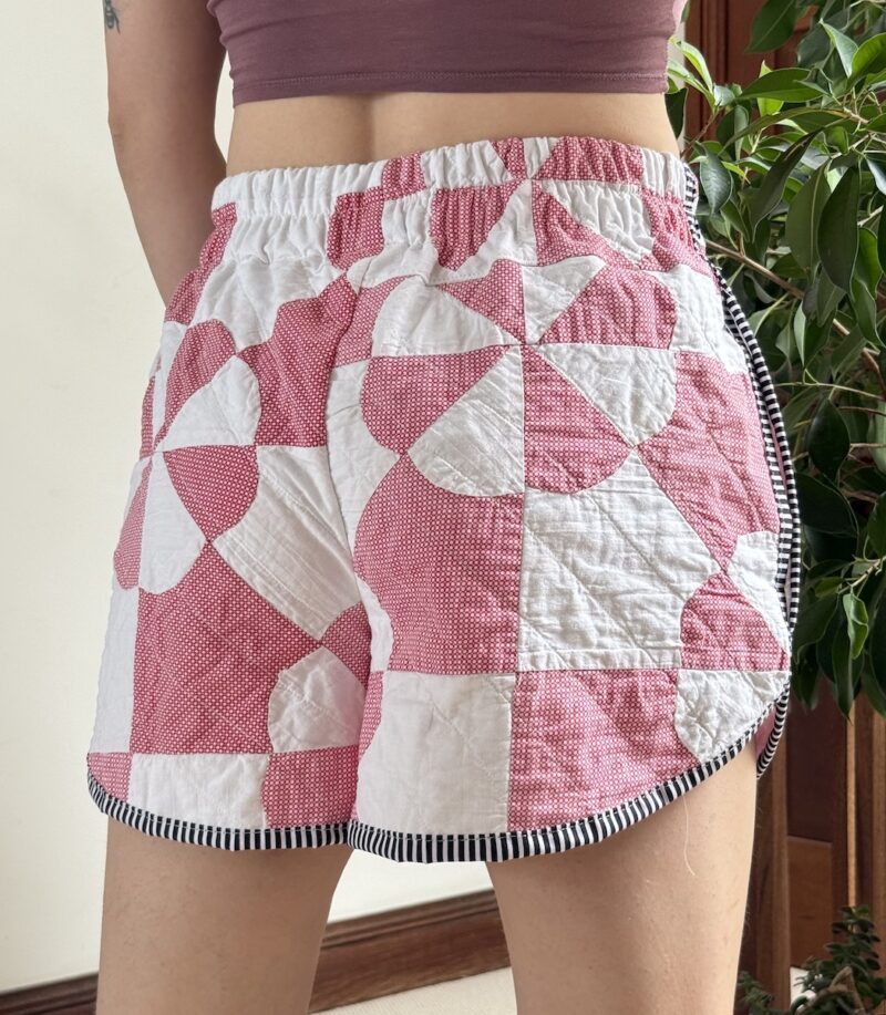Heart Wheel Quilted Shorts (Pockets) - Image 3