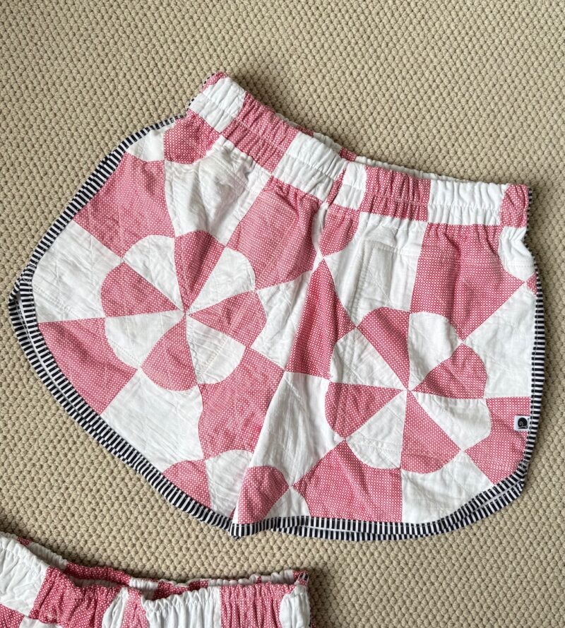 Heart Wheel Quilted Shorts (Pockets) - Image 4