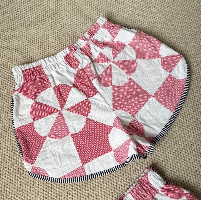 Heart Wheel Quilted Shorts (Pockets) - Image 6