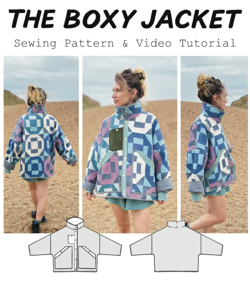 The Boxy Jacket Digital Sewing Pattern – Lost Fabric