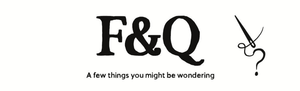 Facts and Questions about the sewing patterns