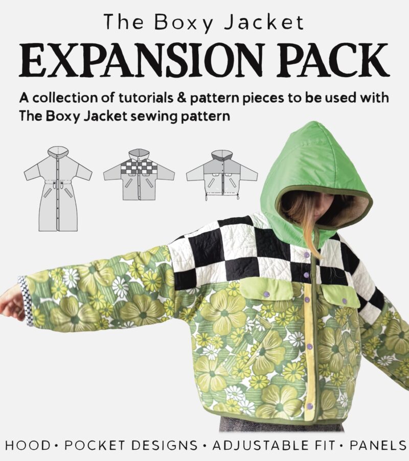 Boxy Jacket Pattern Expansion Pack (for use with The Boxy Jacket sewing pattern) - Lost Fabric