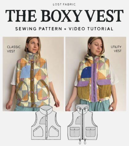 Boxy Vest Digital Sewing Pattern